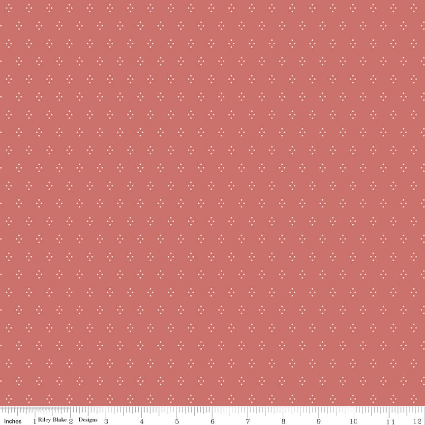 Albion Dots C14597-ROSE by Amy Smart for Riley Blake Designs- 1/2 yard