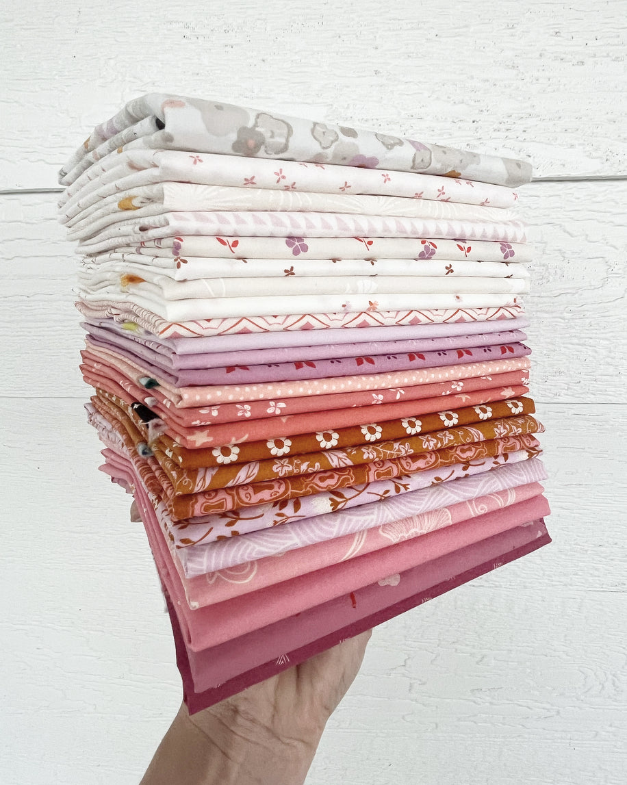 Be Mine Classic Hearts Quilt Kit - pattern not included by Emily Dennis of Quilty Love-Choose size