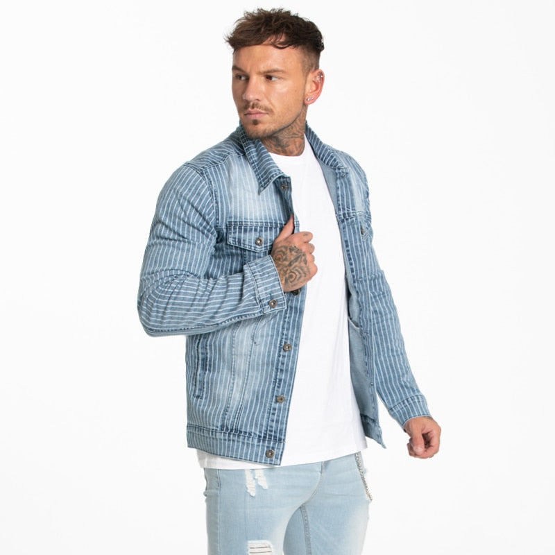 Men S Jackets And Coats Light Blue Denim Jacket For Men Winter Autumn