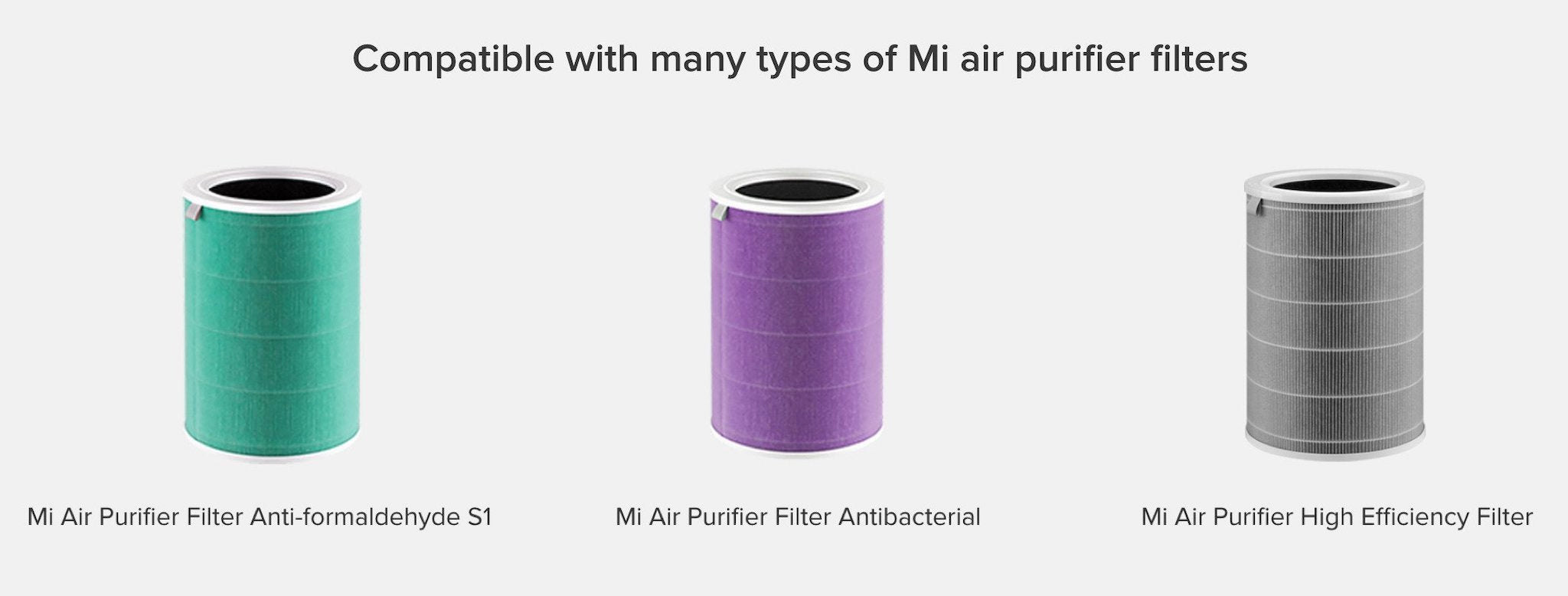 Mi Air Purifier 3H for home, high efficiency filter eliminate 99.97% smoke  pollen dust, quiet for large space up to 484sq ft, for living room, bedroom