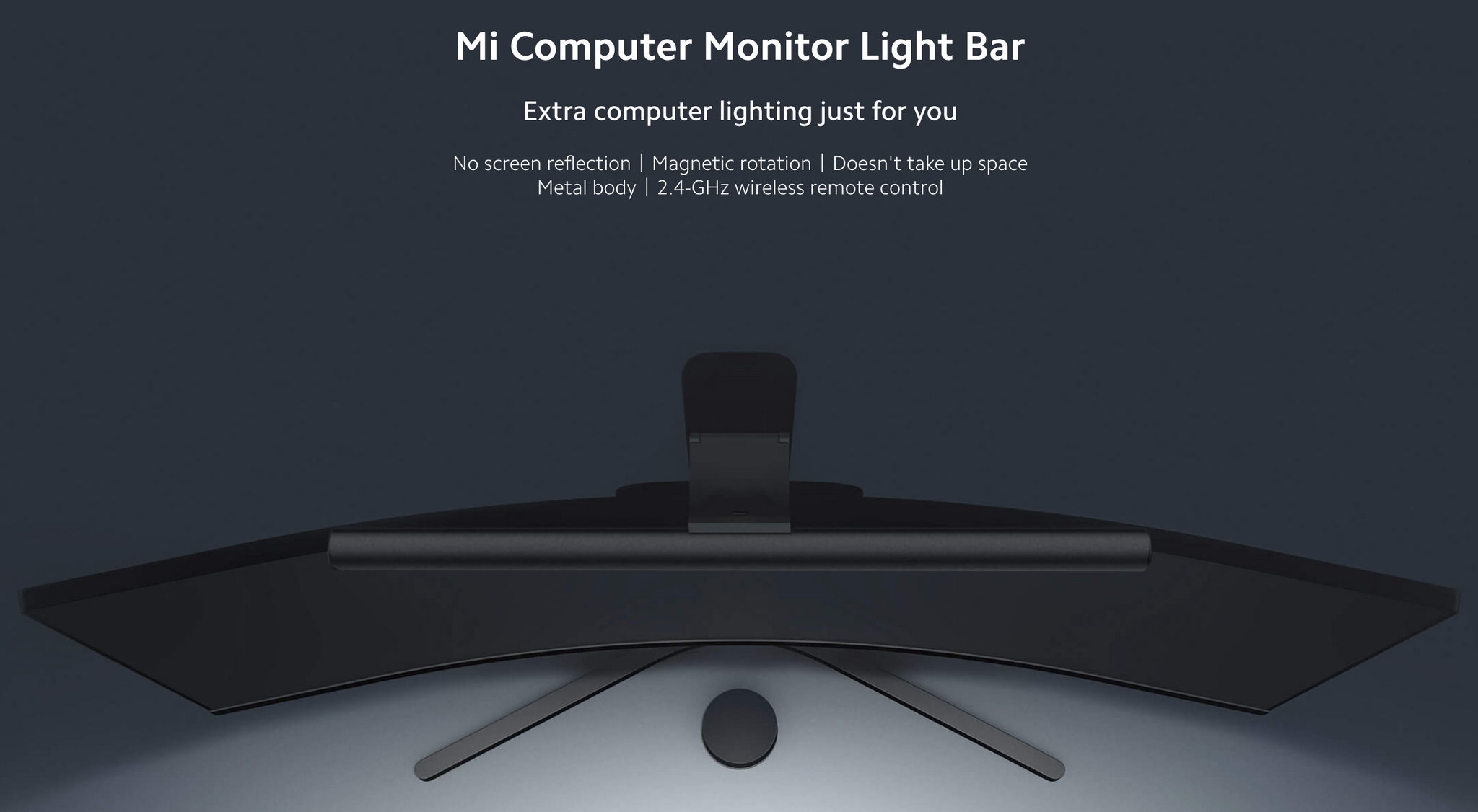 The Xiaomi Monitor Light Bar 🚀. It comes with a wireless knob