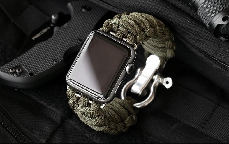 Paracord Survival Bracelet V2 for Apple Watch