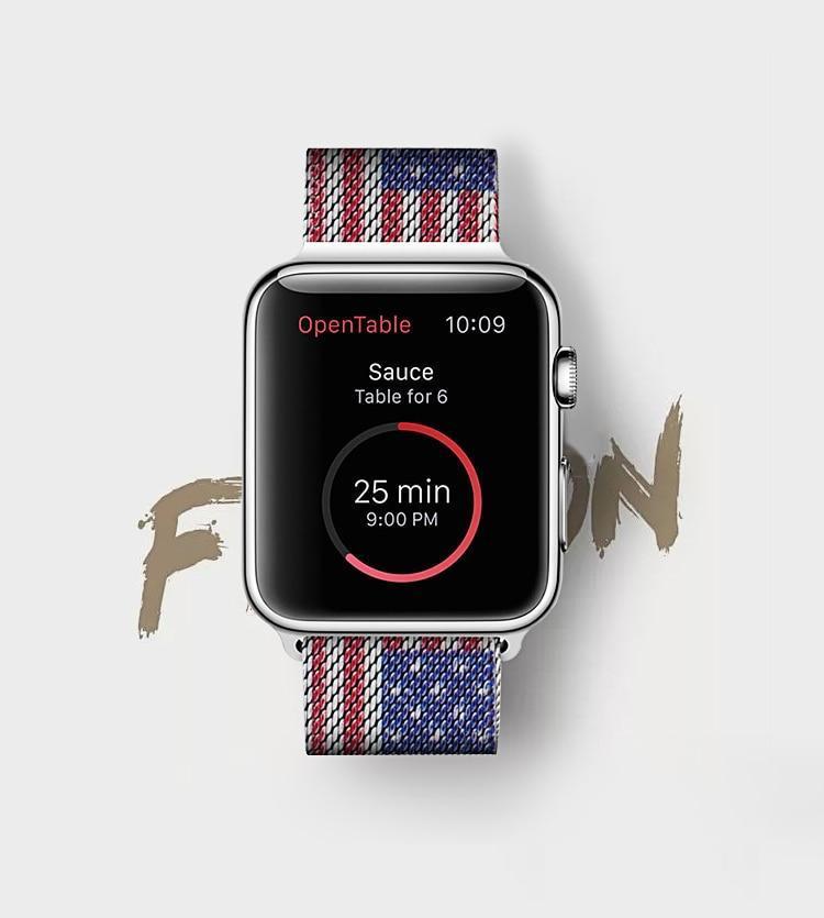 Patriot Edition Milanese Bracelet for Apple Watch