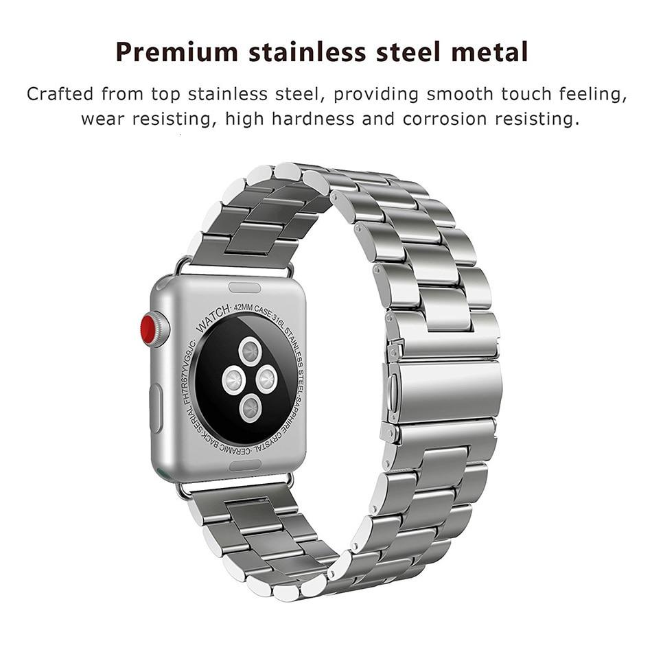 Stainless Steel Replacement Band for Apple Watch