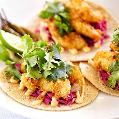 Beer-Battered Halibut Fish Taco Recipe - The Organic ...