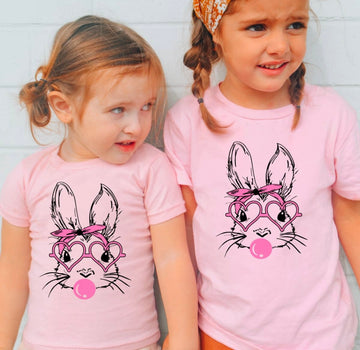 Bunny Tee - Pink