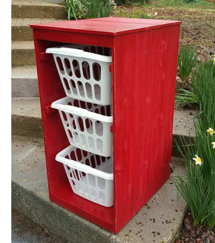 2 Tier Laundry basket holder - TheDustyBlade