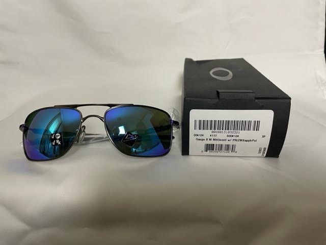 Men's Oakley Gauge 8 (GunMetal Grey with Prizm Sapphire Polarized) –  Breaking Even Golf