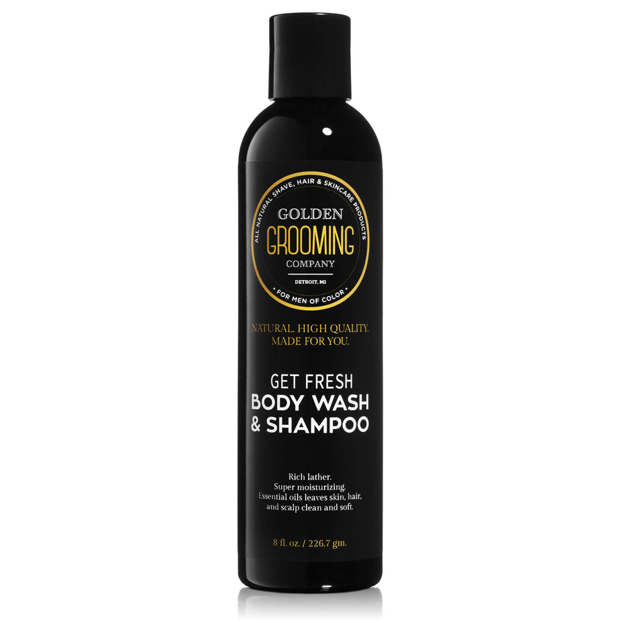 Golden Grooming Co.  3-in-1 Body Wash + Beard Wash + Shampoo