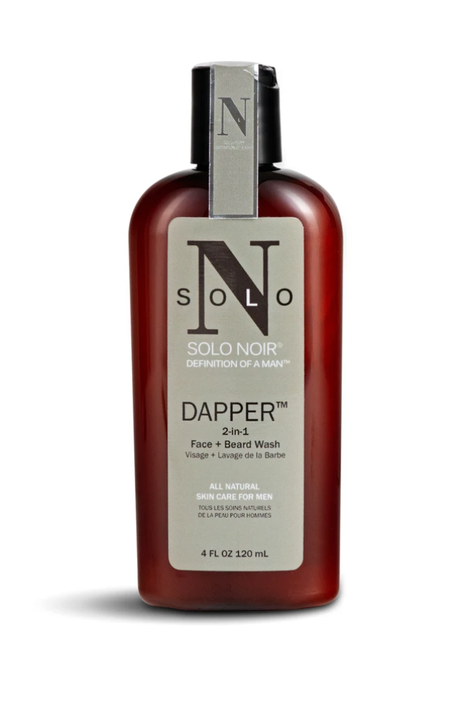 Solo Noir For Men - Dapper Face Plus Beard Wash