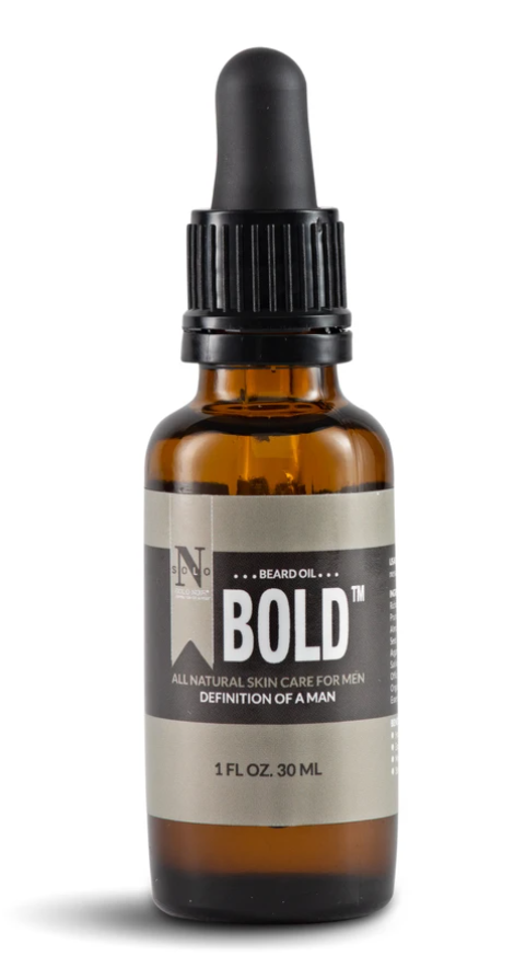 Solo Noir For Men - Bold Beard Oil