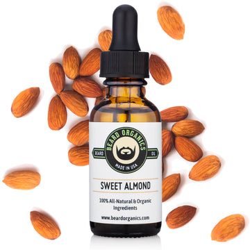 Beard Organics - Sweet Almond Beard Oil - Fragrance Free