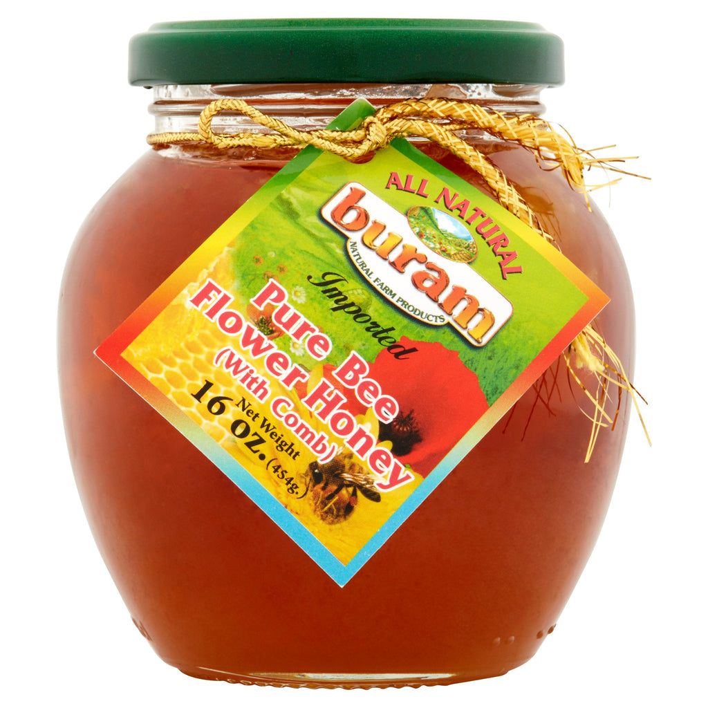 1 Buram HONEY with NUTS 100% Premium Quality 26 ounce jar 04/29