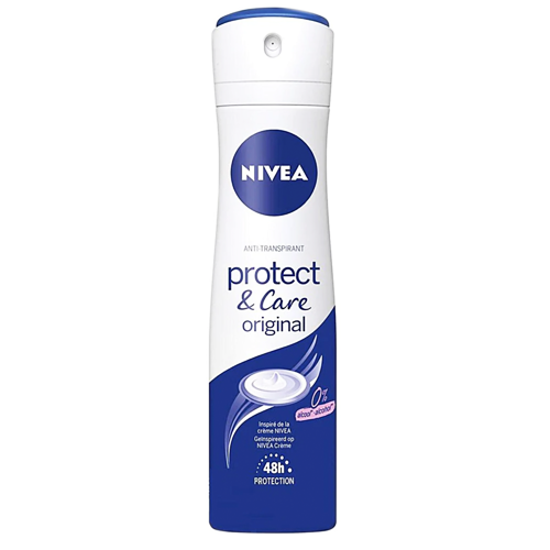 Rechtsaf Valkuilen zelf NIVEA Deo Spray Protect & Care Original WOMEN 150ml (Nivea) – MezeHub