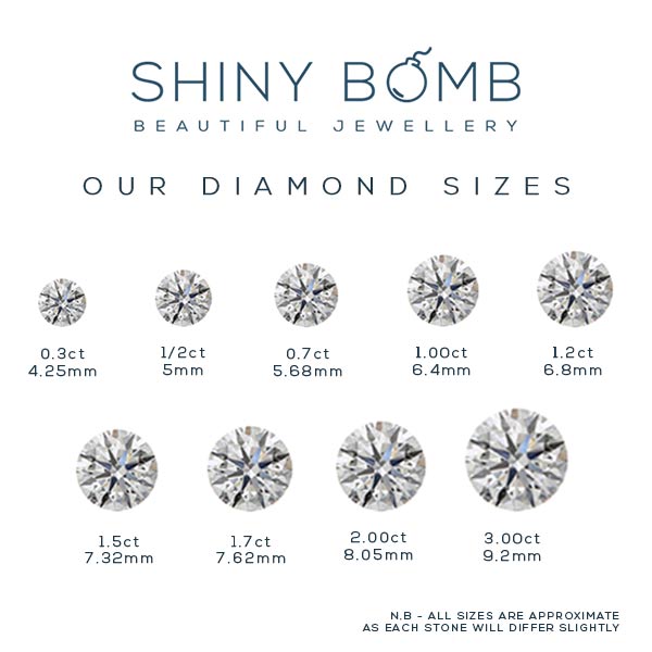 Ariel Diamond Engagement Ring - Shiny Bomb Jewellery