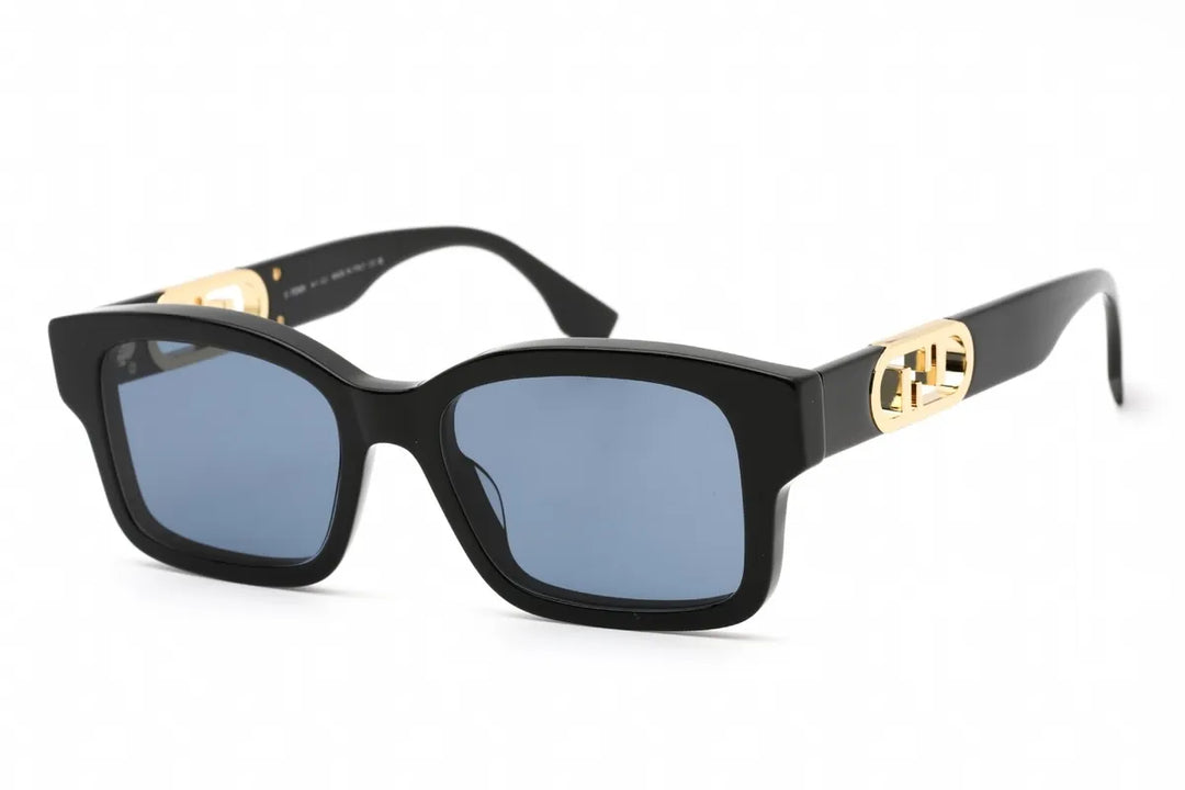 Fendi FE40038U 59 Grey & Gold Sunglasses
