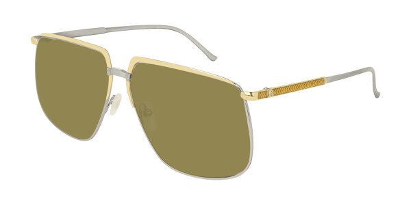 clear and gold gucci glasses