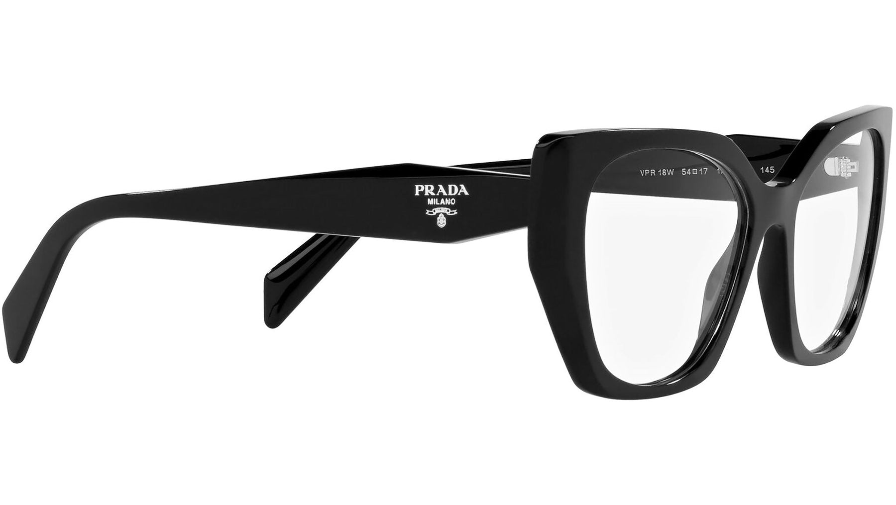 Prada PR18WV Cat Eye Oversized Frames in Black – Designer Daydream