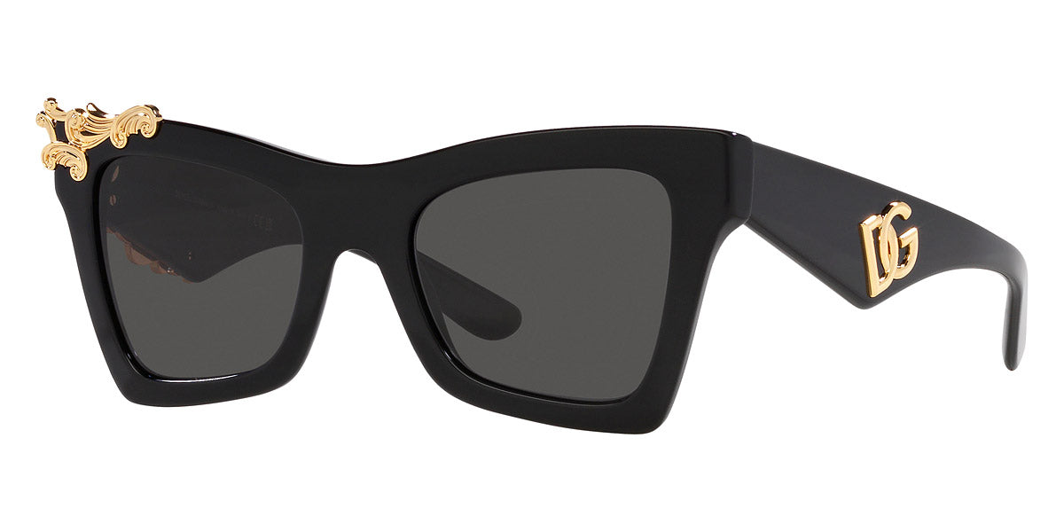 Dolce & Gabbana DG4434 Black Baroque Sunglasses – Designer Daydream