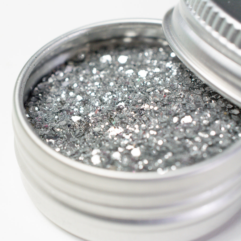 Metallic Silver Fine Glitter Dust - Whisk