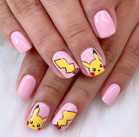 Pokemon Toys Pikachu Cartoon 3D Nail Sticker Nail Art Decoration DIY Nail  Accessories Stickers Nail Supplies Girls Birthday Gift - AliExpress