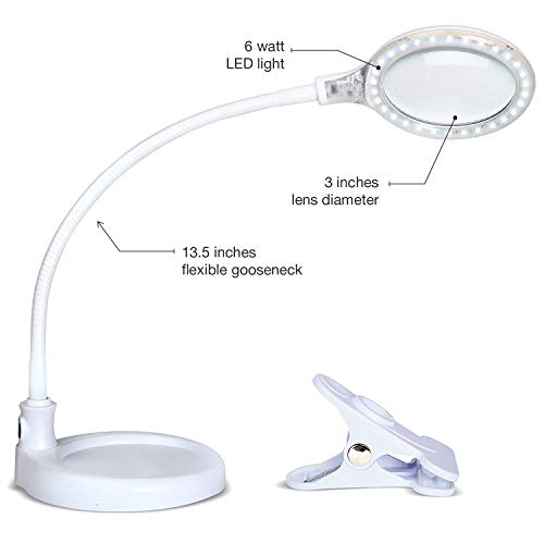 magnifying glass with light for needlepoint