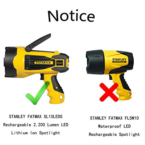 stanley fatmax sl10leds rechargeable 2200 lumen spotlight