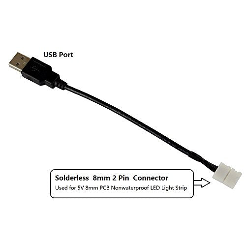 usb led light strip connector