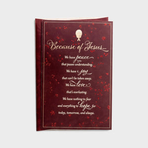 Because of Jesus - 18 Christmas Boxed Cards - Golden Springs Christian Bookstore