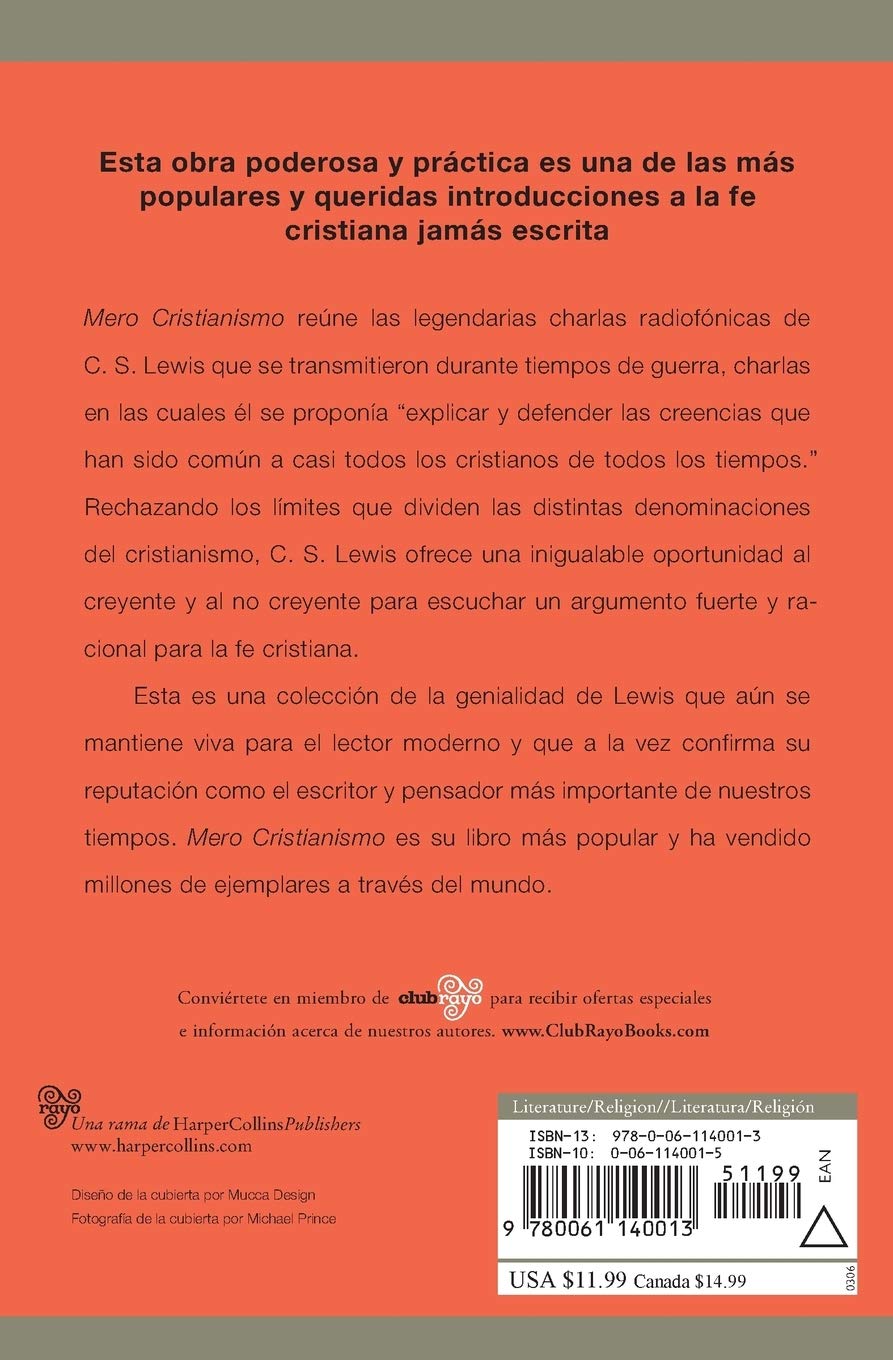 promedio Penetración Tomar un riesgo Mero Cristianismo (Spanish Edition) – Golden Springs Christian Bookstore