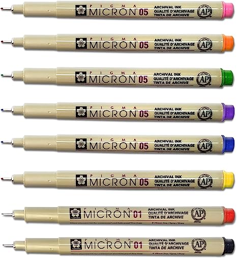 G.T. Luscombe Company, Inc. Zebra Sarasa Fineliner Bible Marking Kit, Archival Quality No Bleed Pigmented Ink, Multi-Color Fine Point Pens