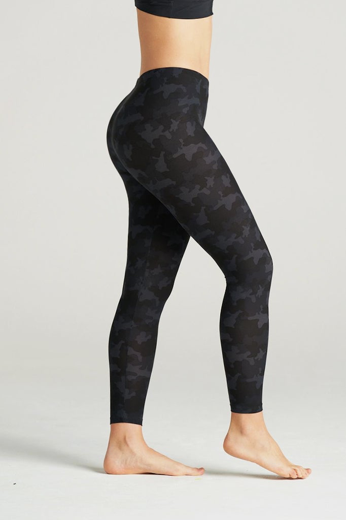 Slimming Legging Luxe Leopard Black - Soma