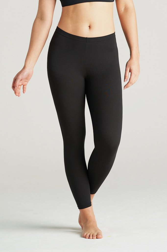 SuperSoft Black Capri Leggings - Women' Leggings | On The Go Hosiery