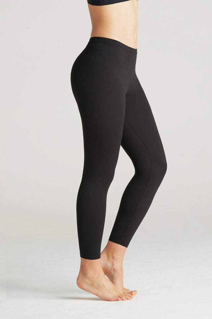 Womens Lattice Essential Stretch Capri Legging BLACK