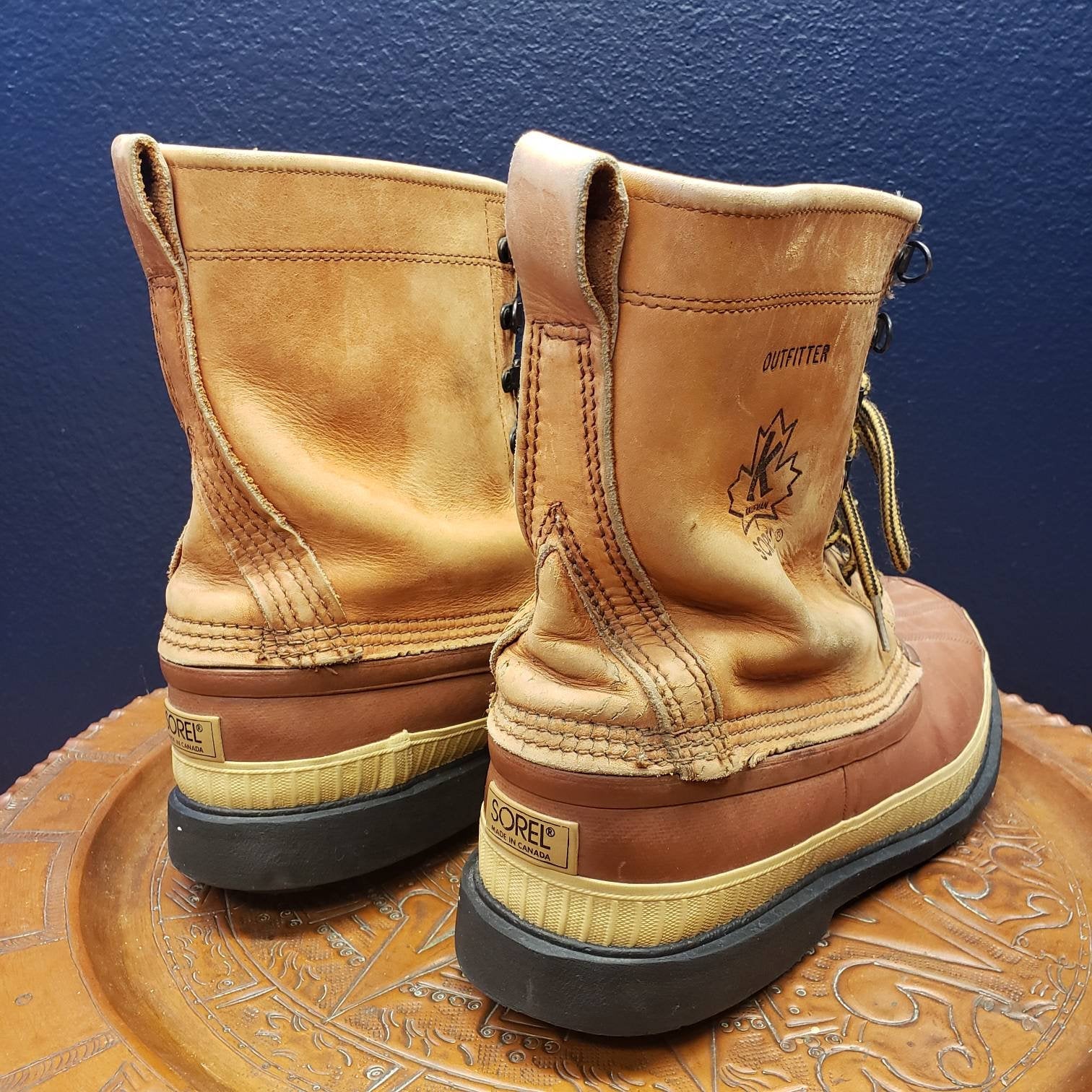 zweer een schuldeiser Spreek uit Mens 12 Vintage SOREL Kaufman Outfitter Boots - Winter Snow Boots - Ca –  Revival Vintage
