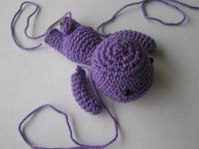 Free Lazy Bunny Crochet Amigurumi Pattern next step arms