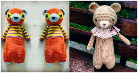 How to personalize an amigurumi pattern more customized bears