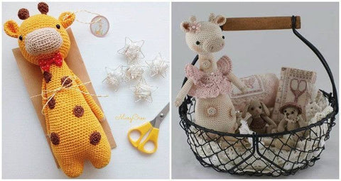 How to personalize an amigurumi pattern customized giraffe