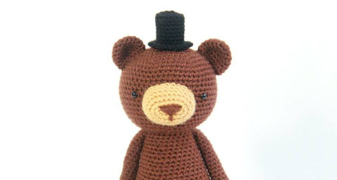 How to Embroider on Amigurumi Bear Snout