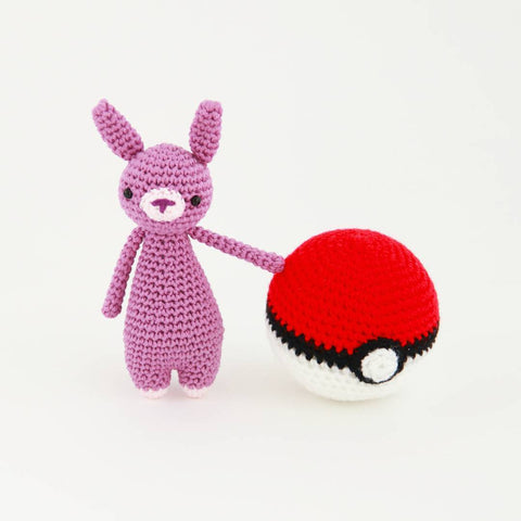 Mini Rabbit with Pokeball