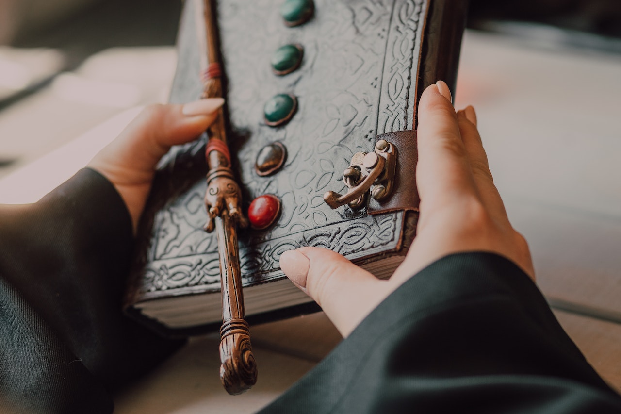 Ancient magic book