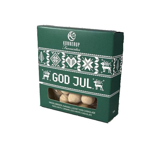 Image of Favorits hasselnødder og karamelliseret hvid chokolade