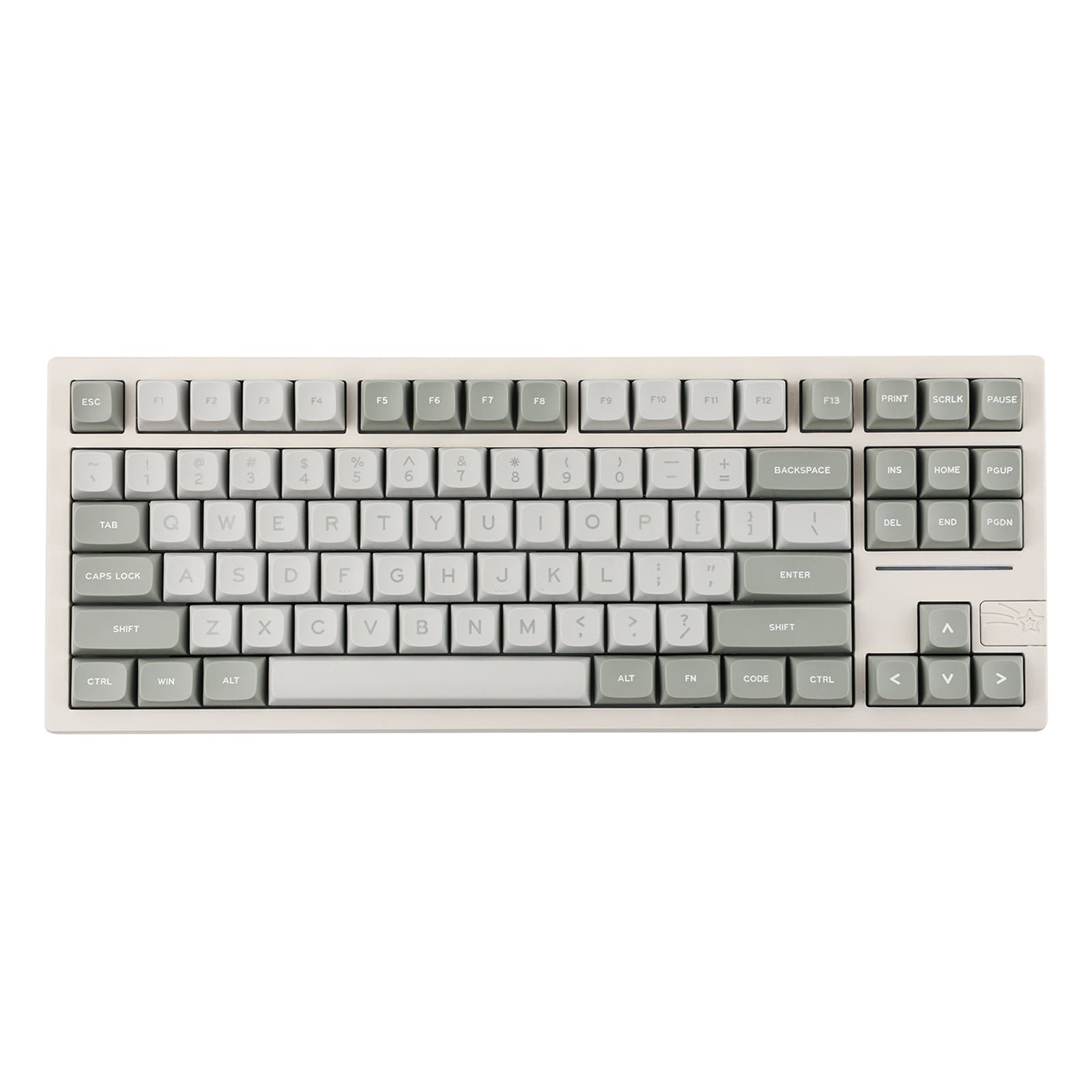 EPOMAKER x Feker Galaxy80 Assembled Keyboard / White / Marble White Switch