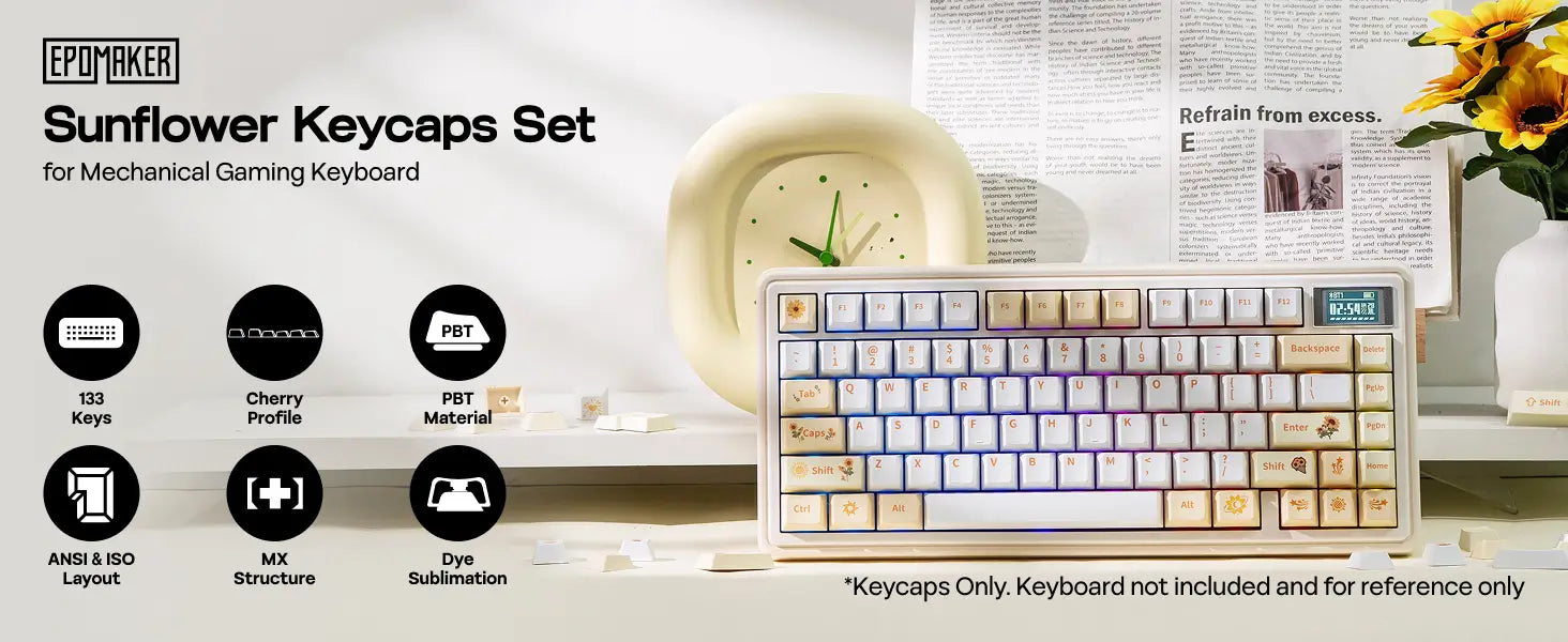 Epomaker DuoChrome Keycaps Set