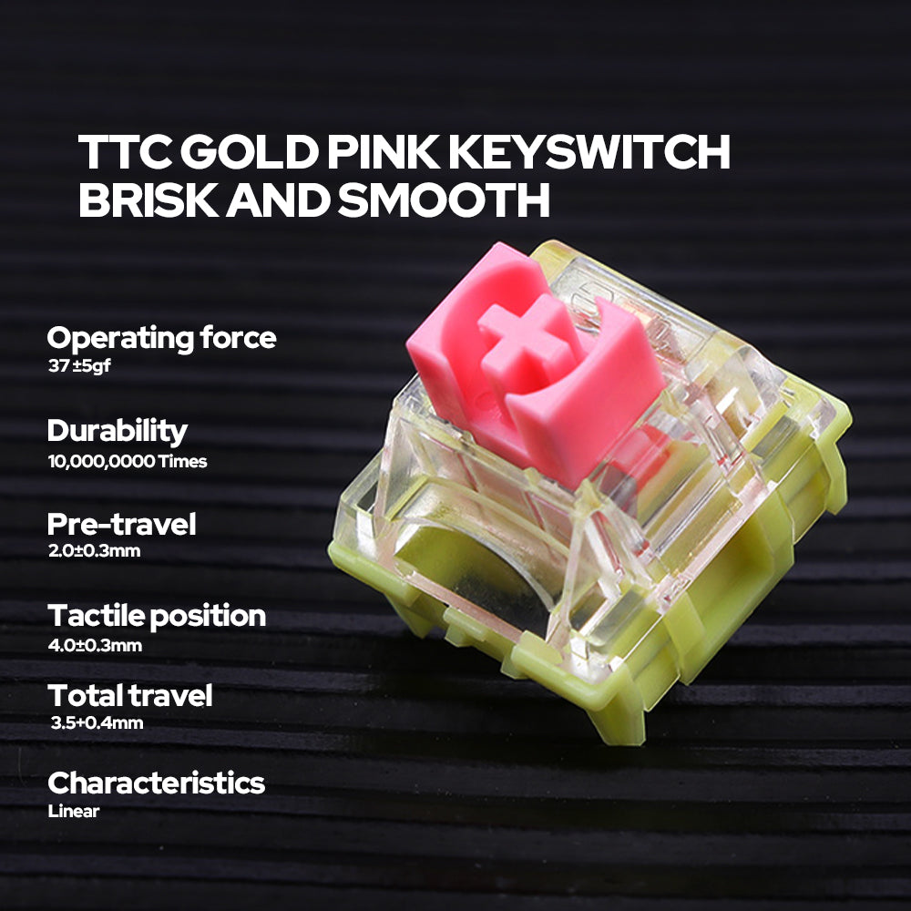 TTC Gold Pink Switch