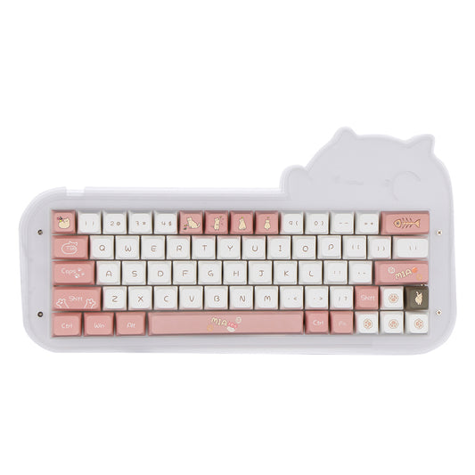 ACGAM Pink Piggy PBT Keycap Set MOA Profile 140 Keys - WhatGeek
