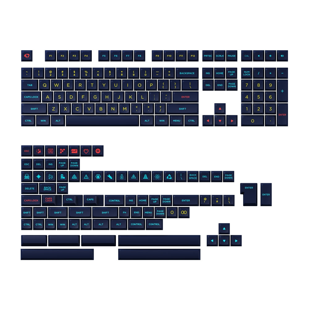 starry night keycap set