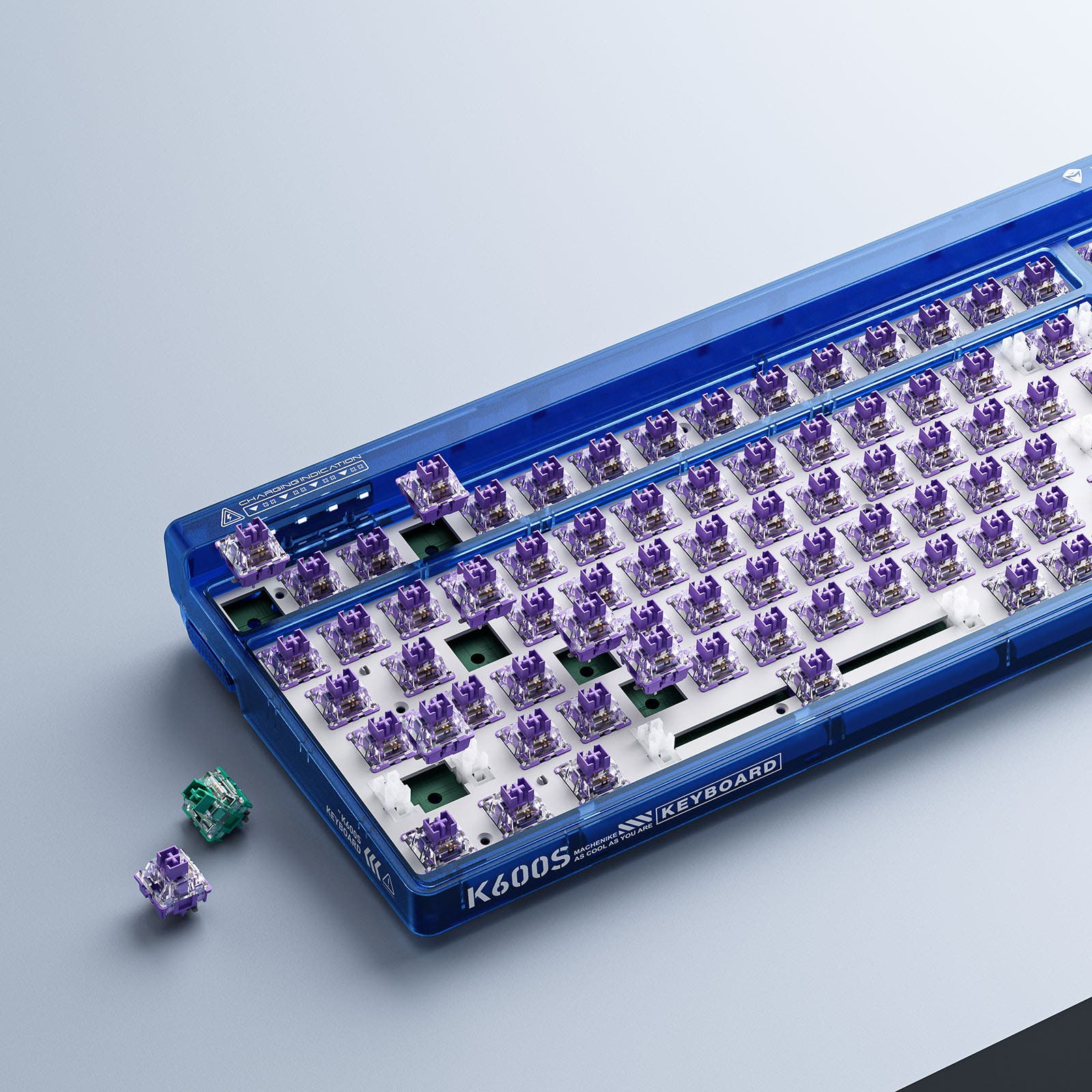 MACHENIKE K600S Gradient Blue / MACHENIKE GR Purple Switch