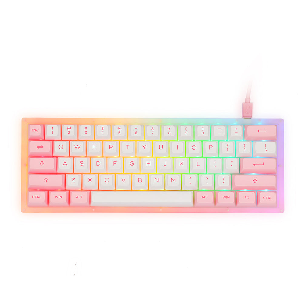 keyboard color pink