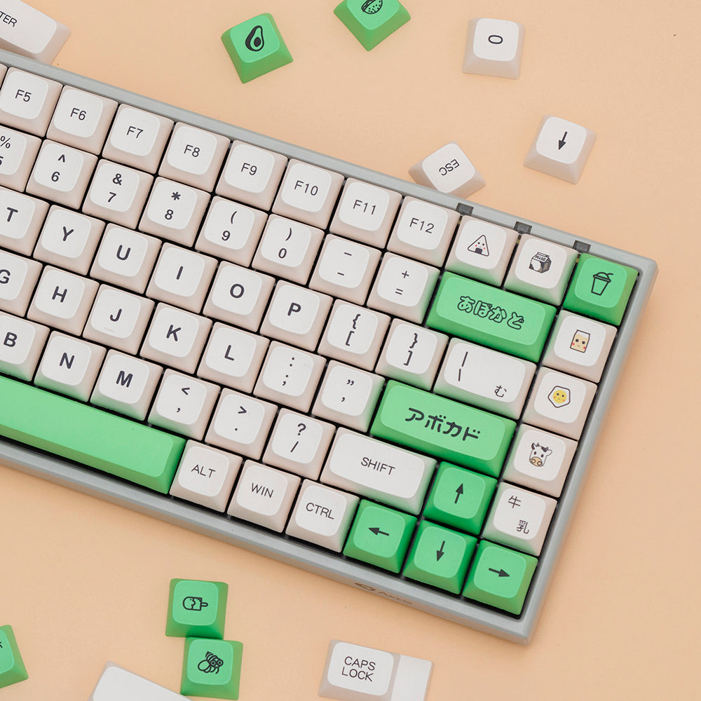 avocado milk keycaps